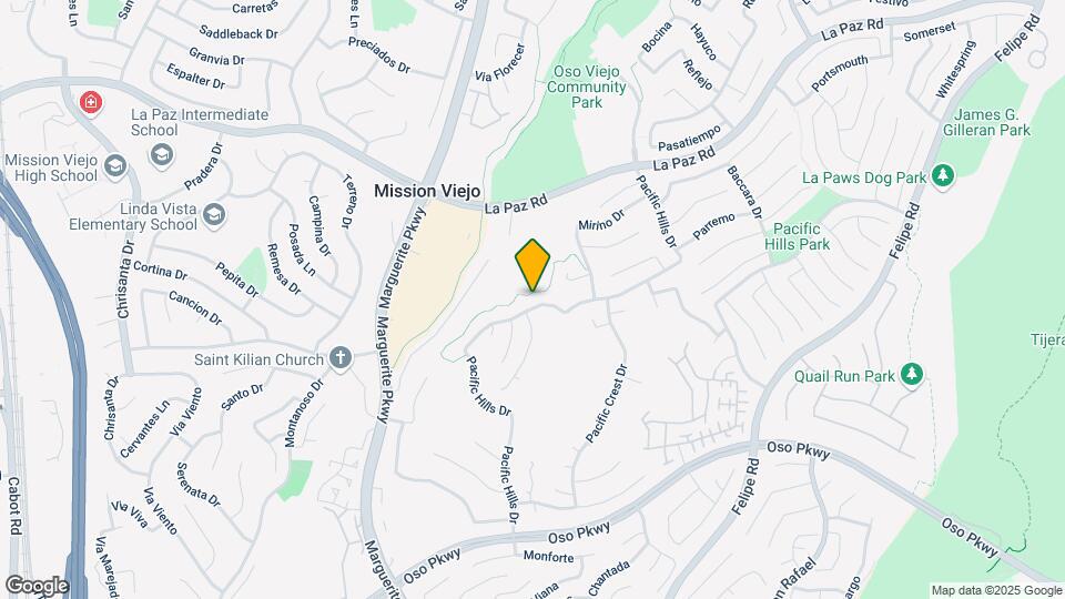 25501 Pacific Hills Dr Map and Location Details