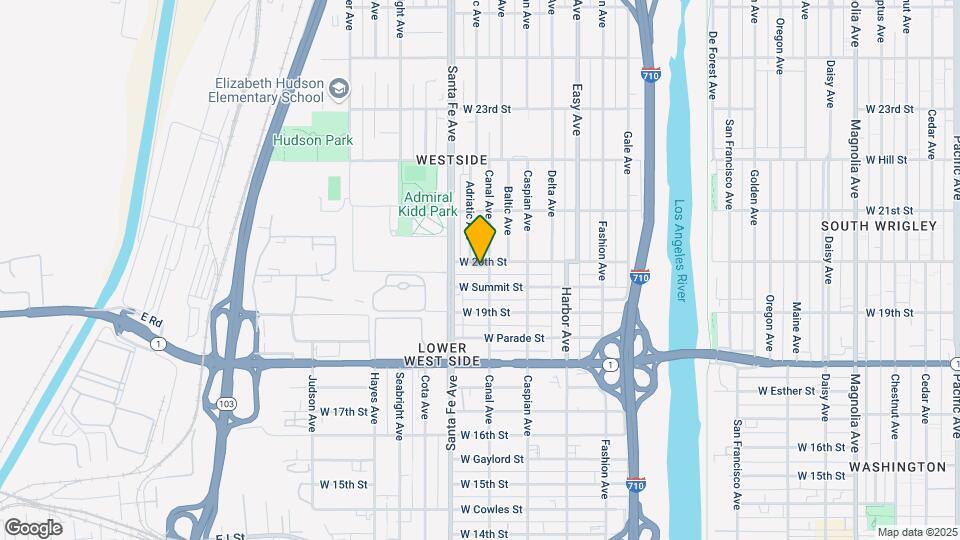 1616 W 20th St Map and Location Details