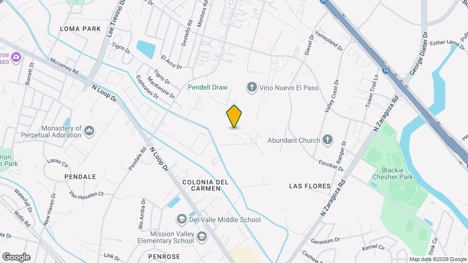 8614 Holmsley Trail Map and Location Details