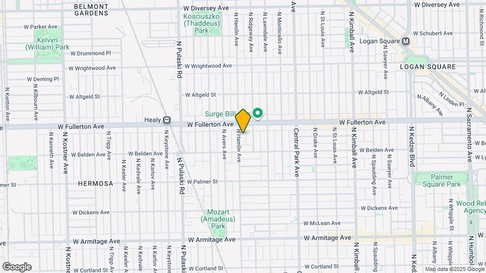 2333 N Hamlin Ave Map and Location Details