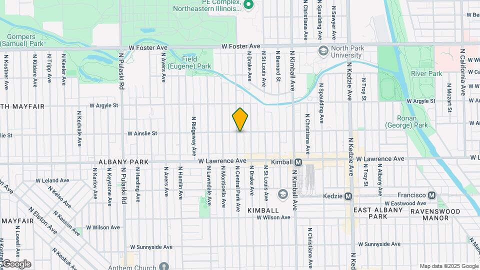 3547-3555 W Ainslie St Map and Location Details