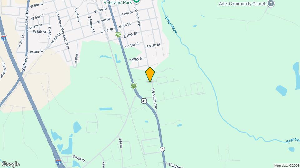 1022 S Gordon Ave Mapa y Detalles de la Ubicación