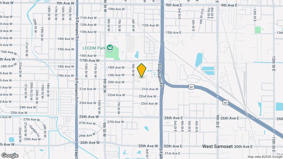1901 5th St W Map and Location Details