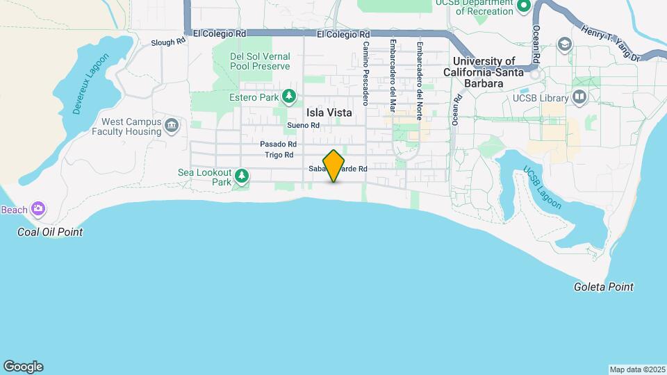 6647 Del Playa Dr Mapa y Detalles de la Ubicación