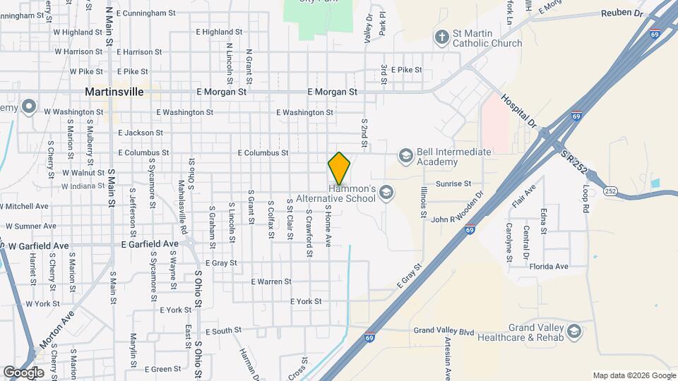 409 S Home Ave Map and Location Details