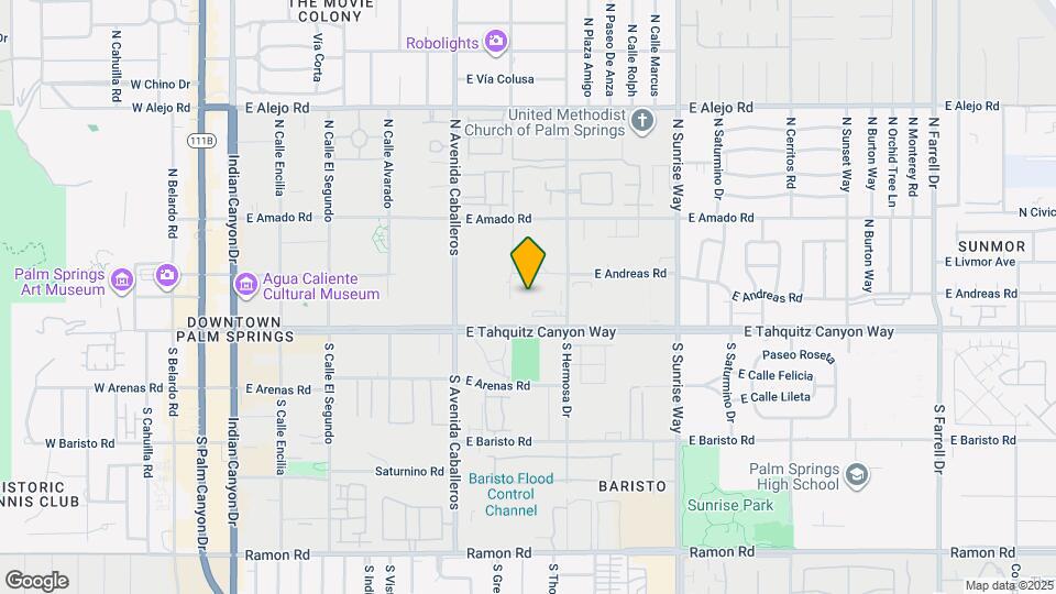 Living Out Palm Springs Map and Location Details