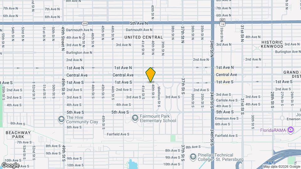 4010 1st Ave S Map and Location Details