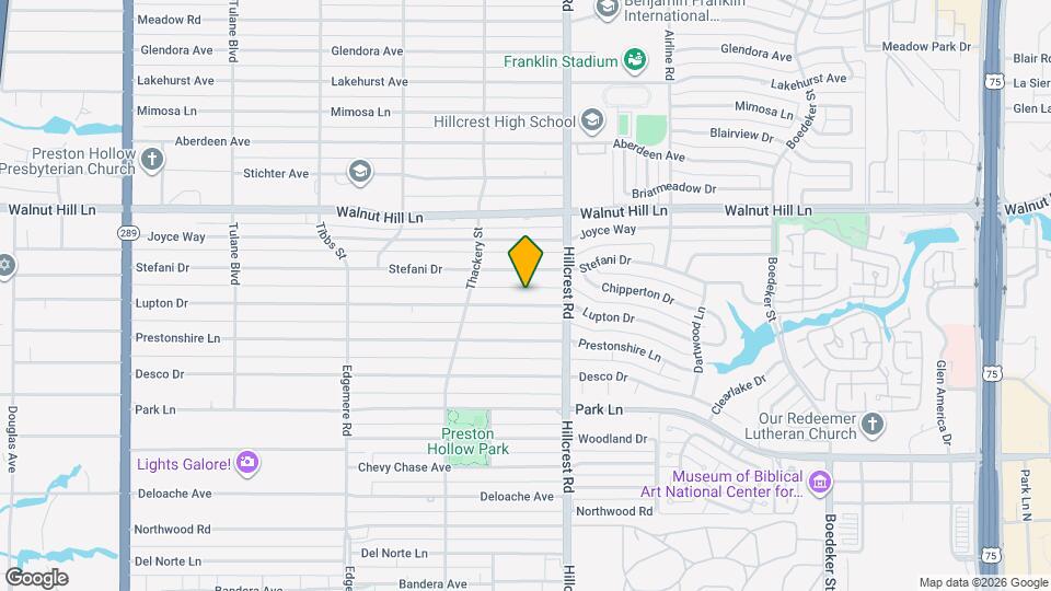 6807 Lupton Dr Map and Location Details