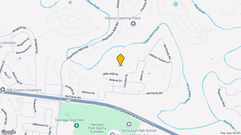 1327 Burchett Dr Map and Location Details