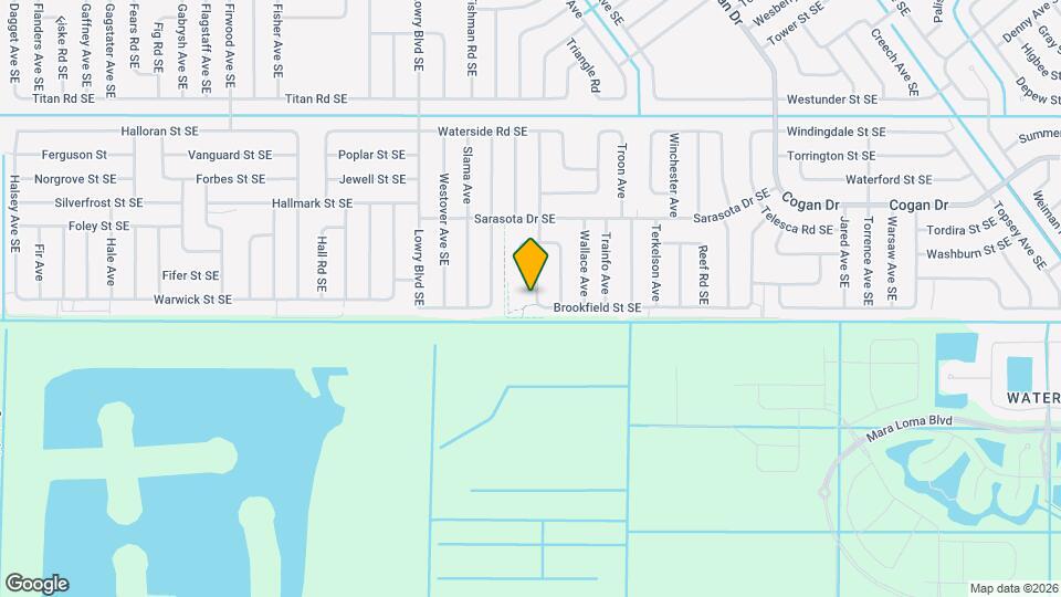 796 Brookfield St SE Map and Location Details