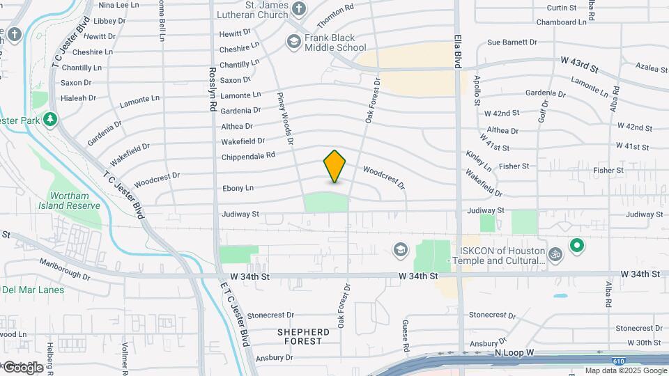 1418 Du Barry Ln Map and Location Details