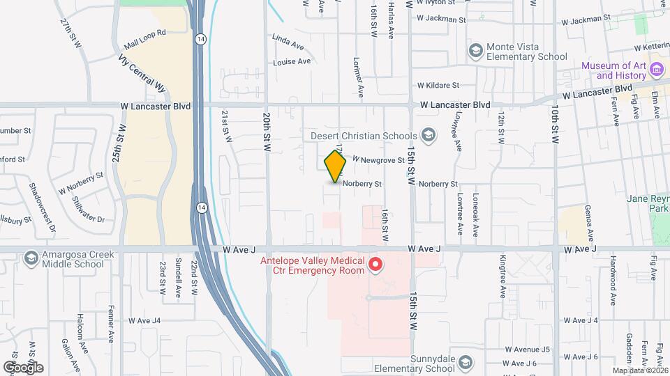 44547 17th St W Map and Location Details