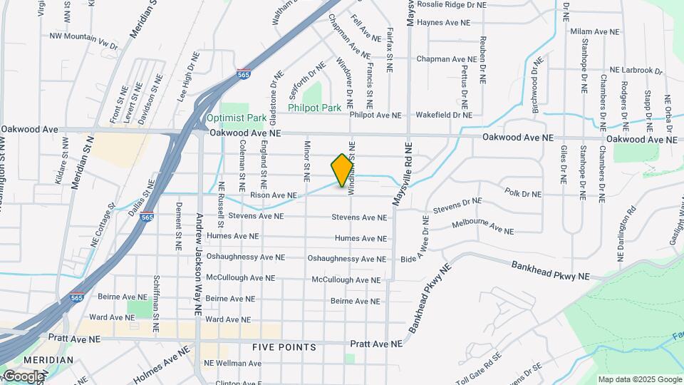 1421 Rison Ave NE Map and Location Details