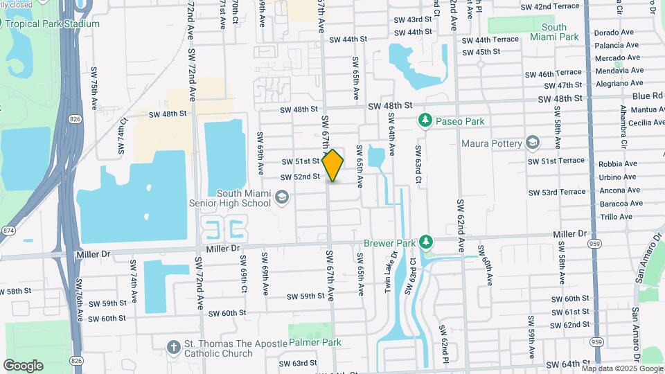 5237 SW 67th Ave Map and Location Details