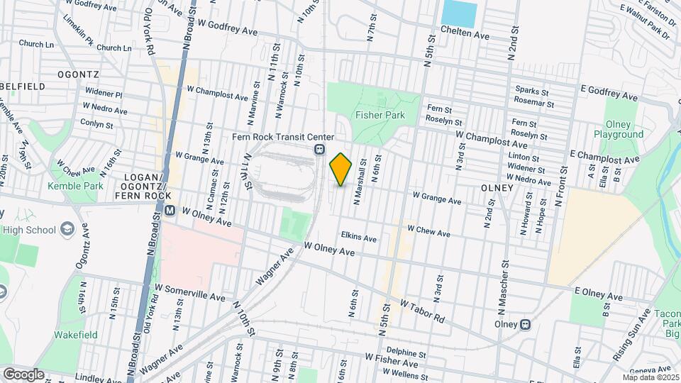 5748 N 7th St Map and Location Details