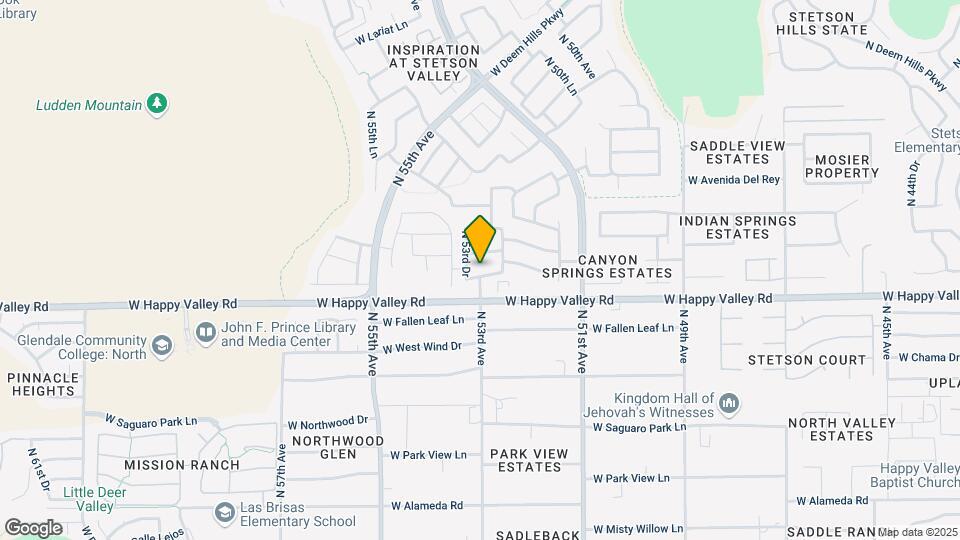 5304 W Buckskin Trail Map and Location Details