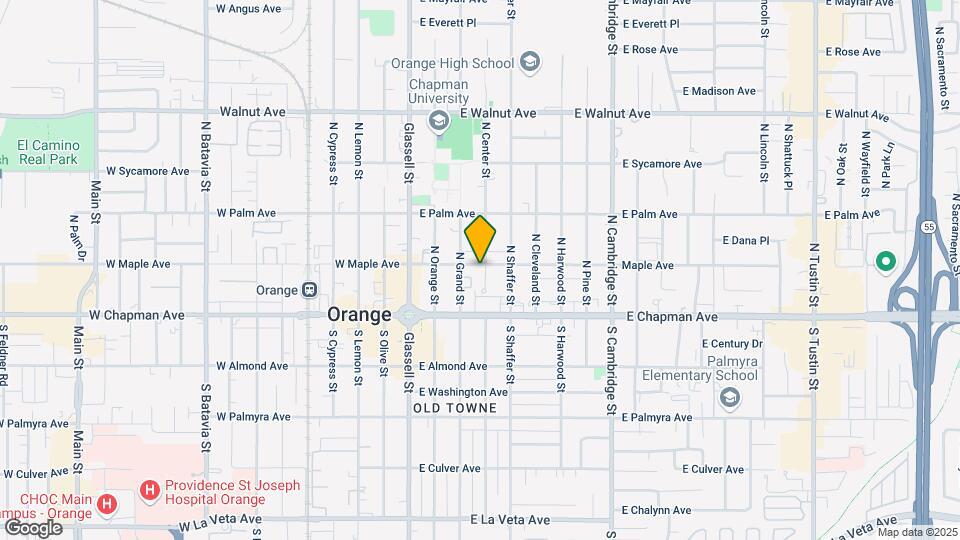190 N Center St Map and Location Details