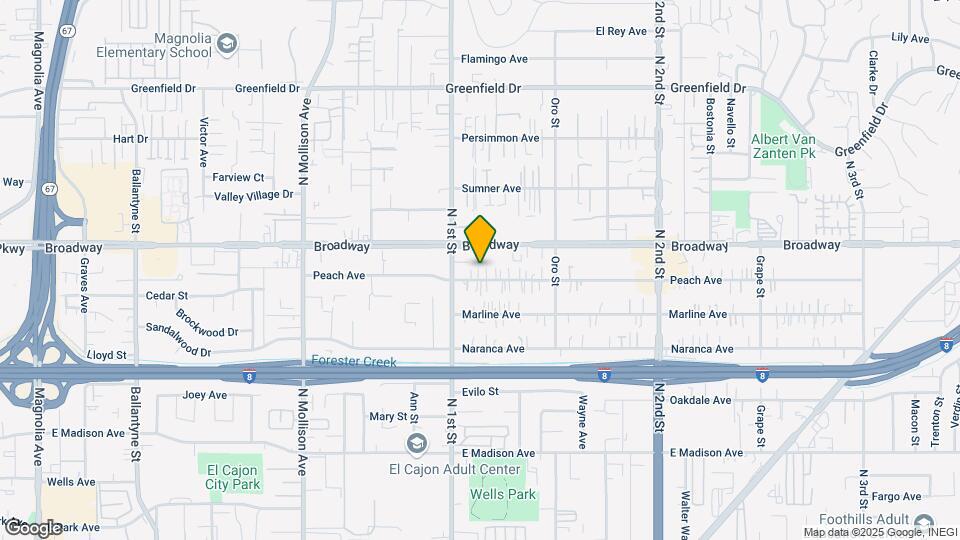 1120-22 Peach Avenue Map and Location Details