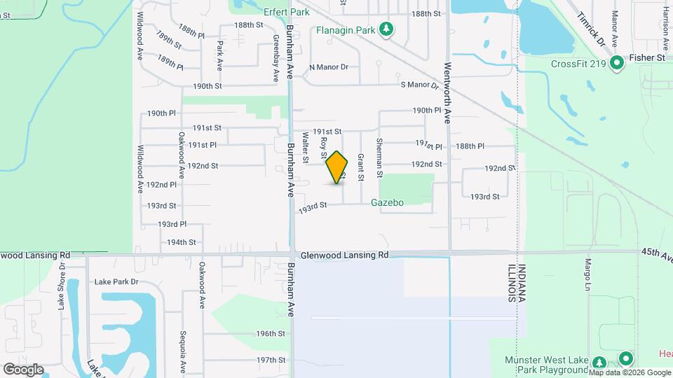 3325 192nd Pl Mapa y Detalles de la Ubicación