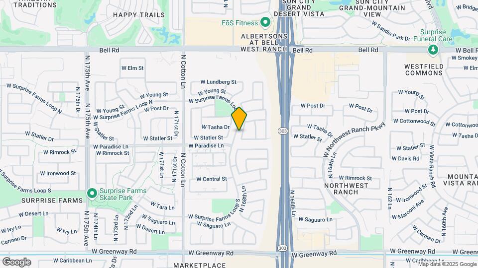 16322 N 168th Ln Map and Location Details