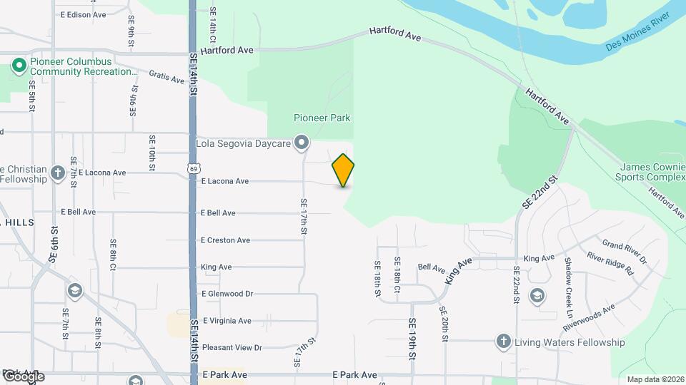 1749 E Lacona Ave Map and Location Details