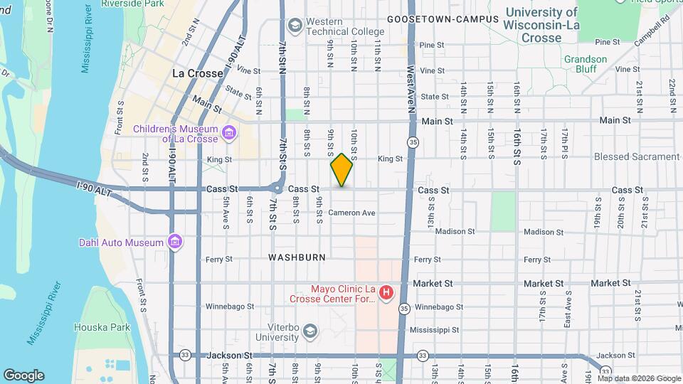 932 Cass St, Unit 932 Cass Street Map and Location Details