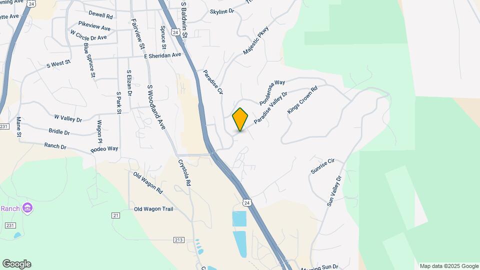 951 Paradise Valley Dr Map and Location Details