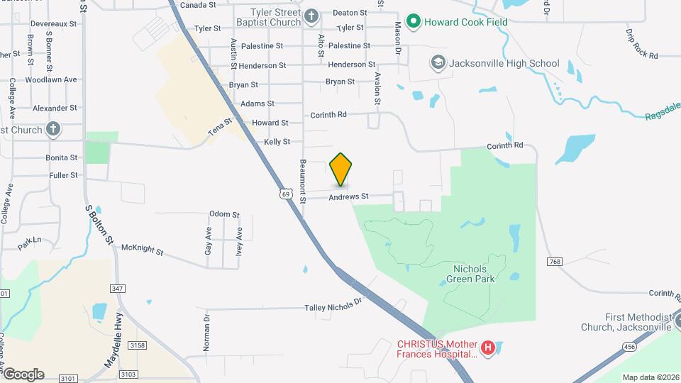 932 Andrews St Map and Location Details