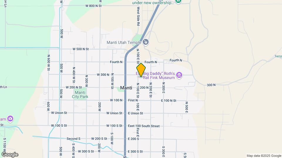 Manti Senior Apartments Map and Location Details