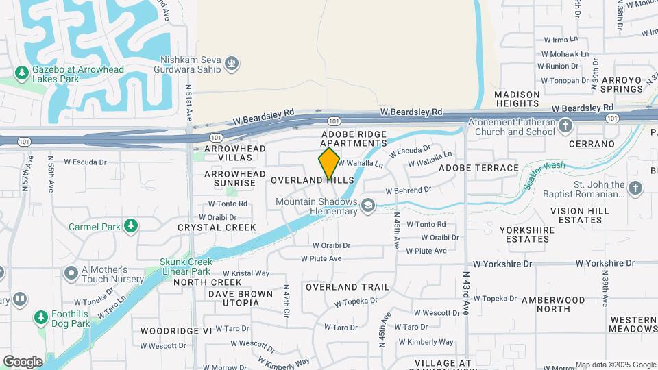 19826 N 46th Dr Mapa y Detalles de la Ubicación