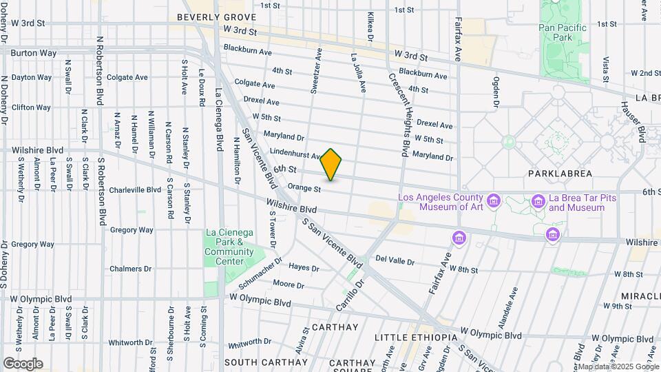 6439 Orange Street Mapa y Detalles de la Ubicación