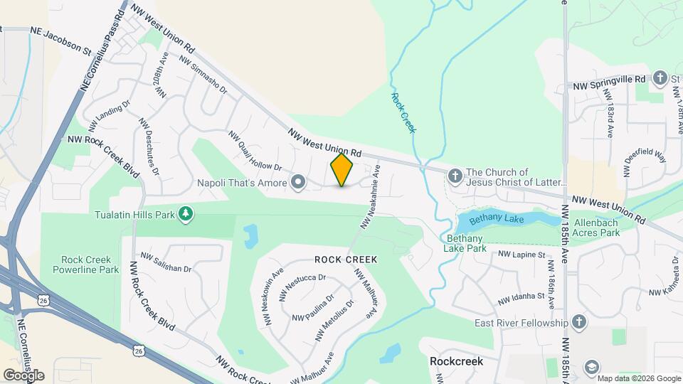 19840 NW Quail Hollow Dr Map and Location Details