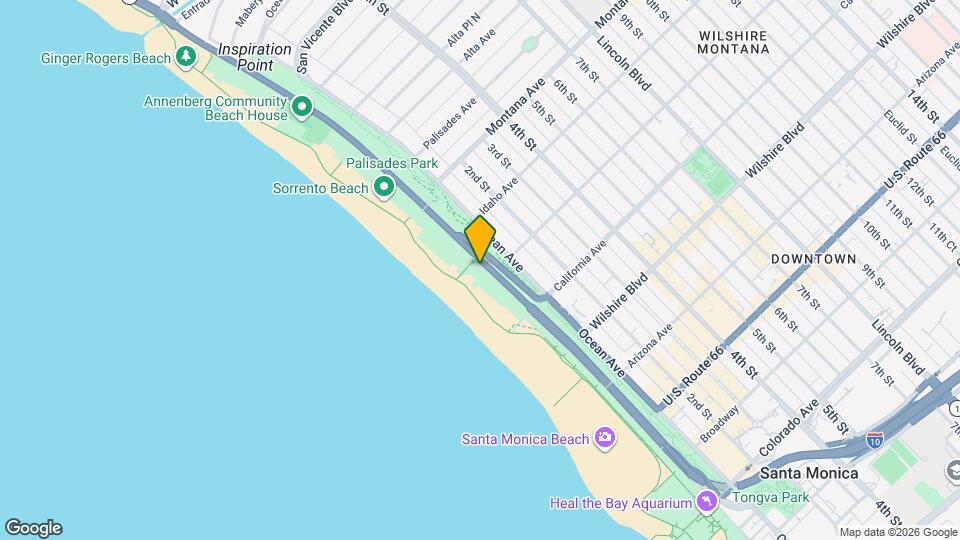 940 Palisades Beach Rd Map and Location Details