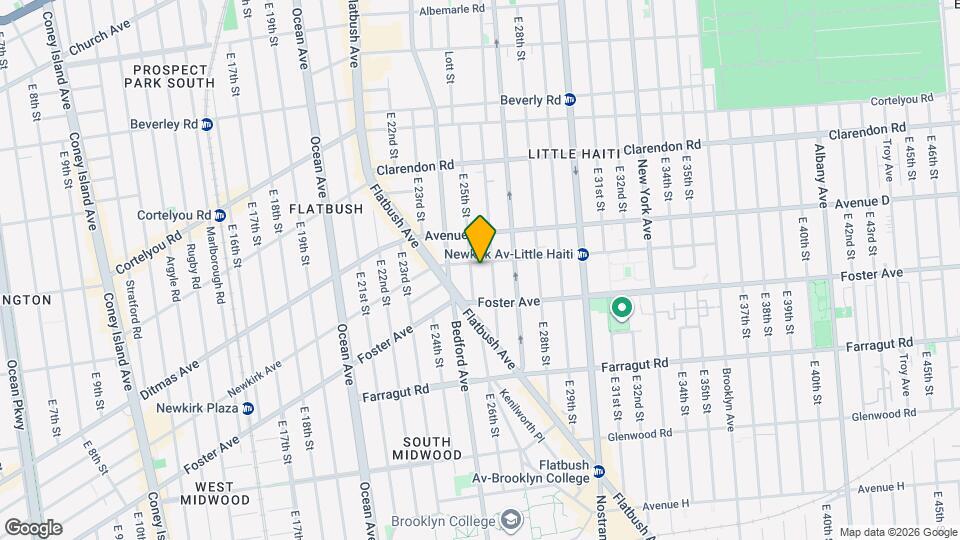 2506 Newkirk Ave Map and Location Details