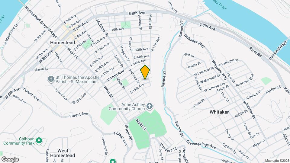 605 E 19th Ave Map and Location Details