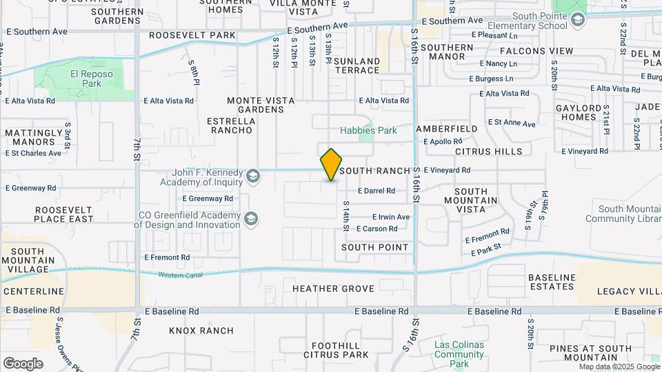 1341 E Glass Ln Map and Location Details