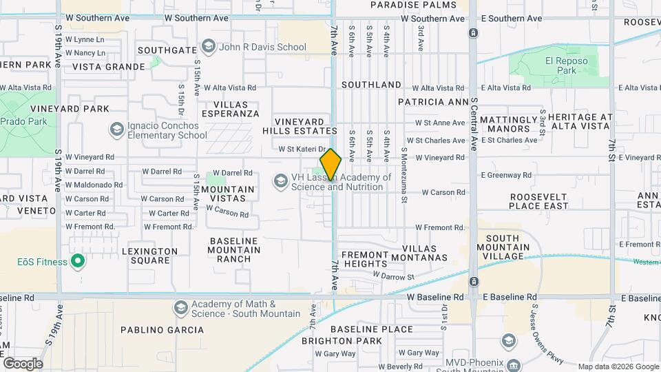 6933 S 7th Ln Map and Location Details