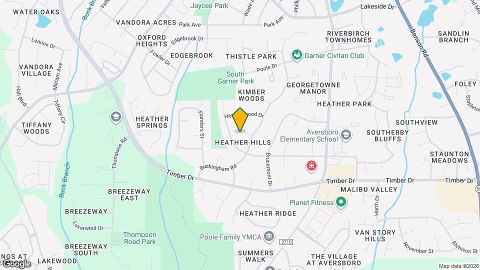 105 Castle Manor Ct Mapa y Detalles de la Ubicación