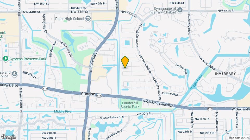 7471 NW 35th Ct Map and Location Details