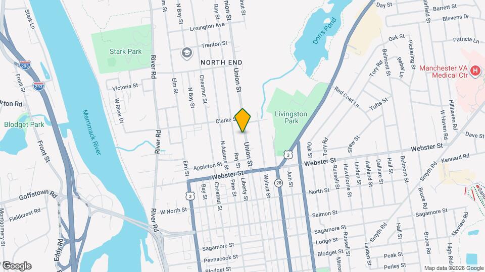 978 Union St, Unit 2F Map and Location Details