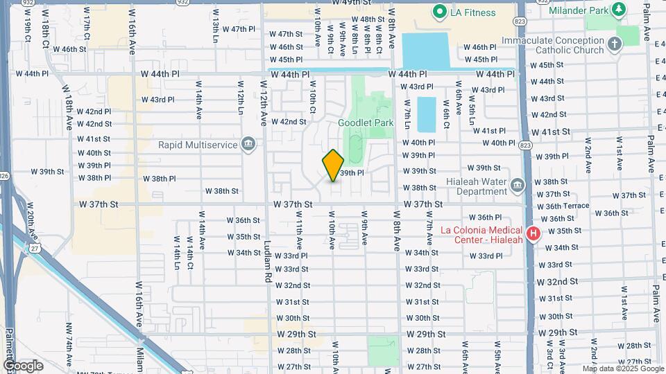 3895 W 9th Way Mapa y Detalles de la Ubicación