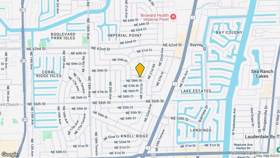 2167 NE 58th St Map and Location Details