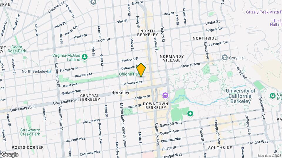2017 Berkeley Way Map and Location Details