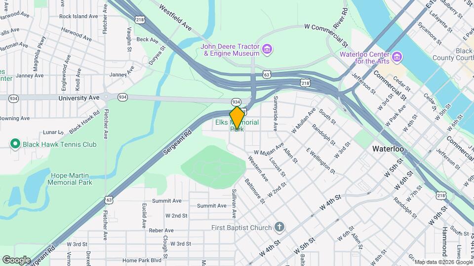 1254 W Mullan Ave Map and Location Details