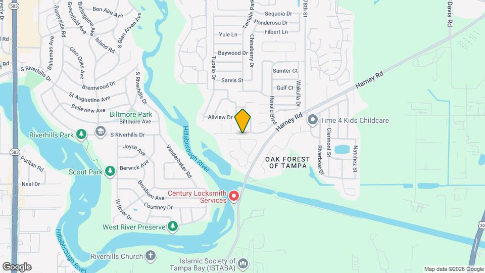 7547 Terrace River Dr Map and Location Details