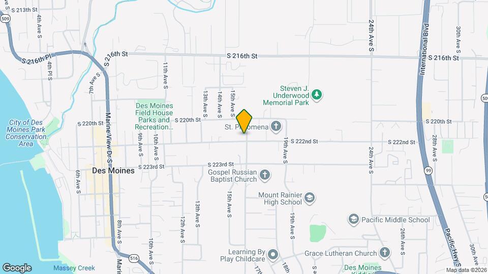 22039 16th Ave S, Unit B Map and Location Details