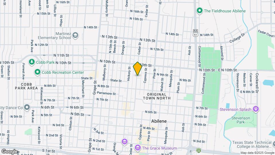 883 Cedar St Map and Location Details