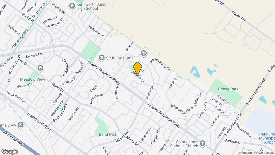 545 Almanor St Map and Location Details