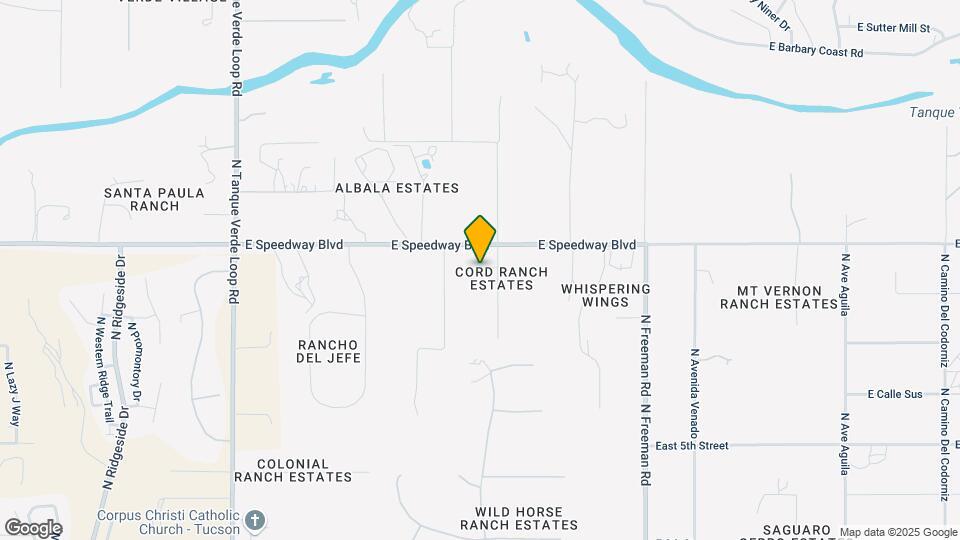 11555 E Speedway Blvd Map and Location Details