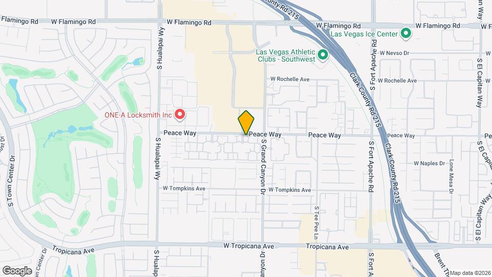 9975 Peace Way, Unit 1194 Map and Location Details